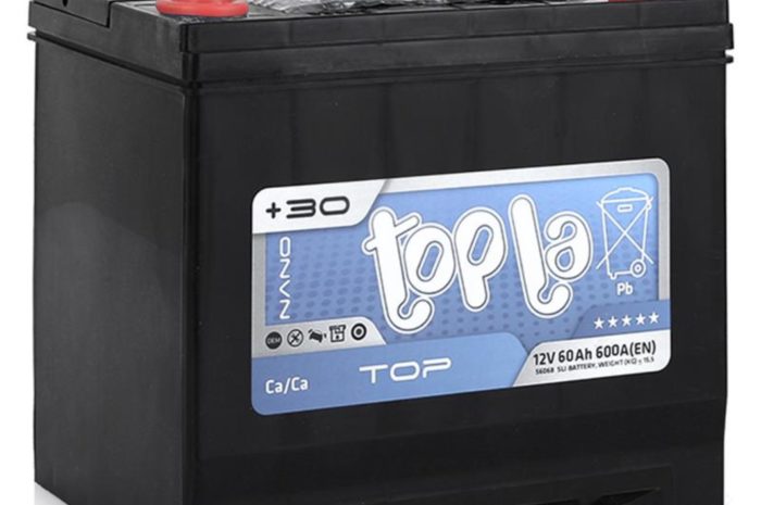 Аккумуляторная батарея TOPLA TOP 60AH  N75D23R MF (D48)